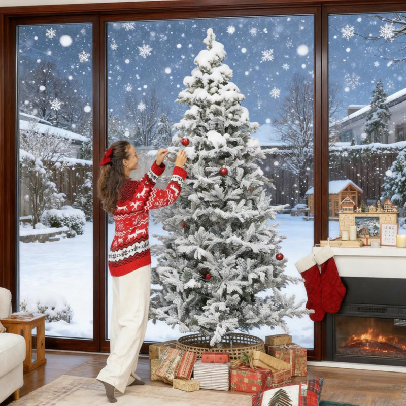 9Ft Christmas Tree With Realistic Branches, 9' H