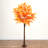 6ft. Pre-Lit Autumn Maple Artificial Fall Tree with 300 Warm White LED Lights