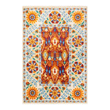 Suzani One-of-a-Kind 6' 2" X 9' 4" Hand Knotted Area Rug