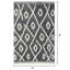 Tapis d'intérieur bleu en polyester tissé à la machine Eliot-1694156681