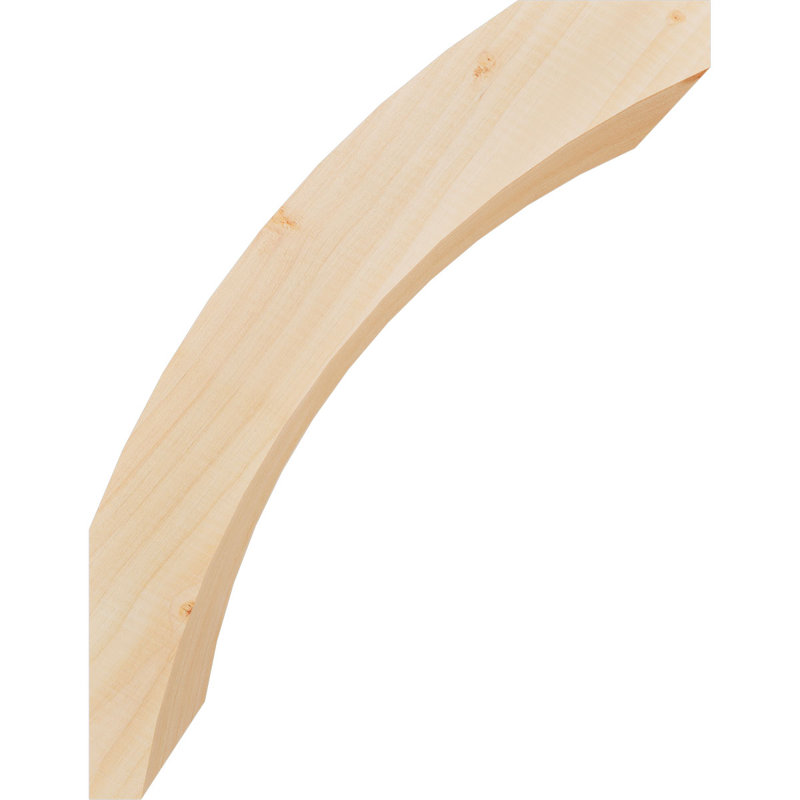 Genouillère Thorton, Sapin Douglas de 5 1/2 po (lisse), 14 po X P 18 po H