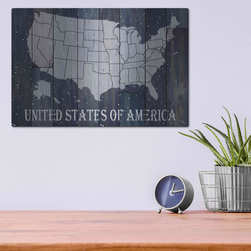 «Navy United States Of America» par Cindy Jacobs, H 12 po x l 16 po