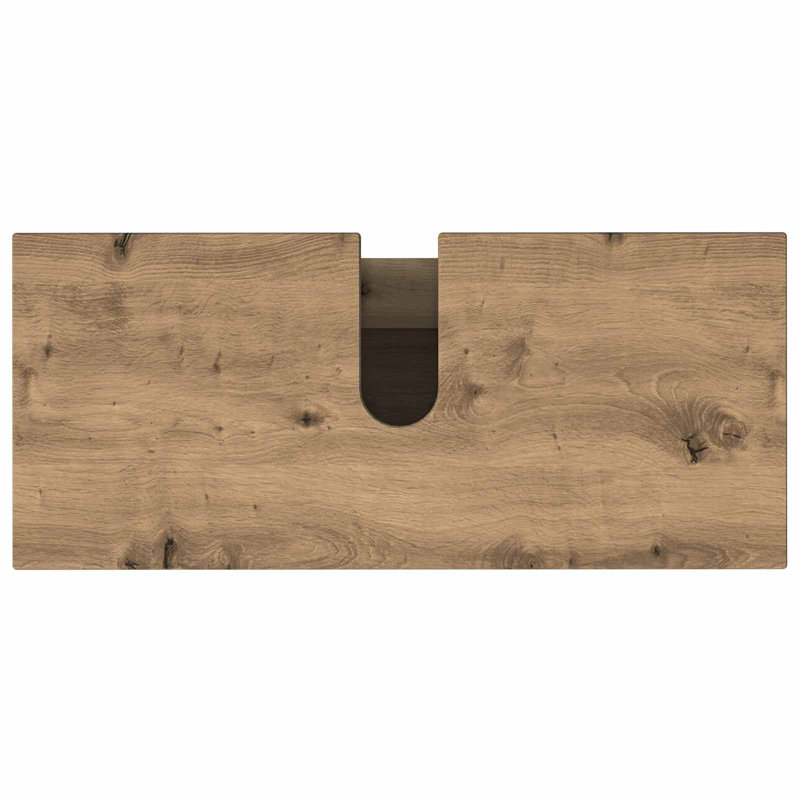 80cm Bathroom Vanity Base Only, Artisan Oak