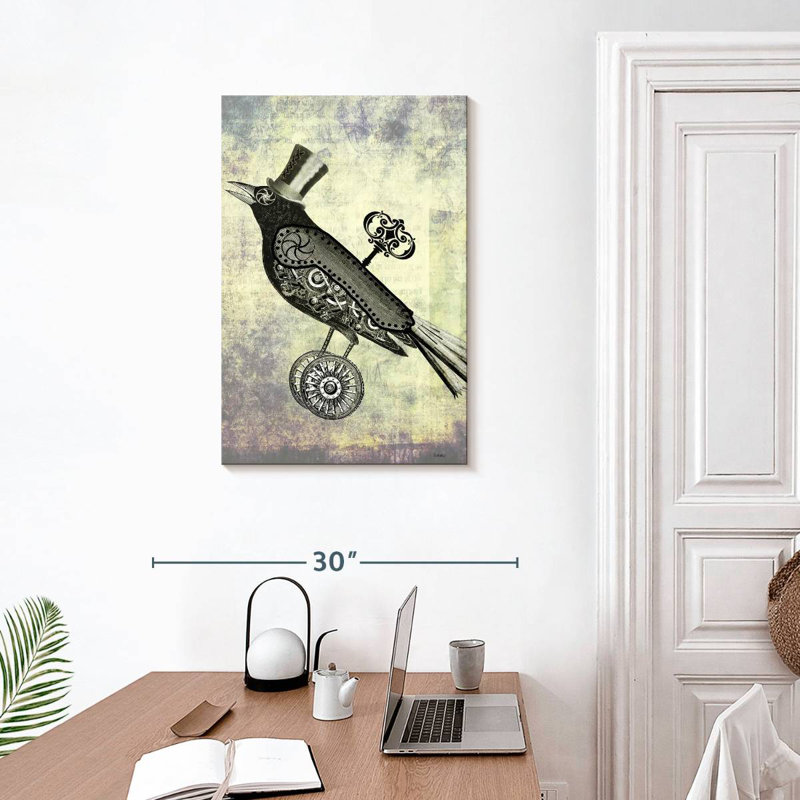 Brampt Steampunk Crow, 30" H x 20" W