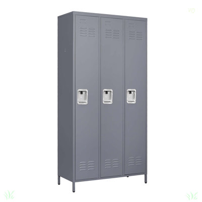 Metal Lockers With Lock For Employees,Storage Locker Cabinet  For Home Gym Office School Garage