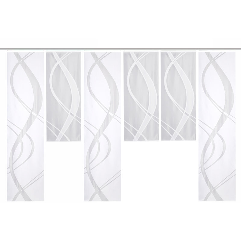 Mccourt Semi Sheer Curtain Panel Pair, Width 57 x Drop 245 cm