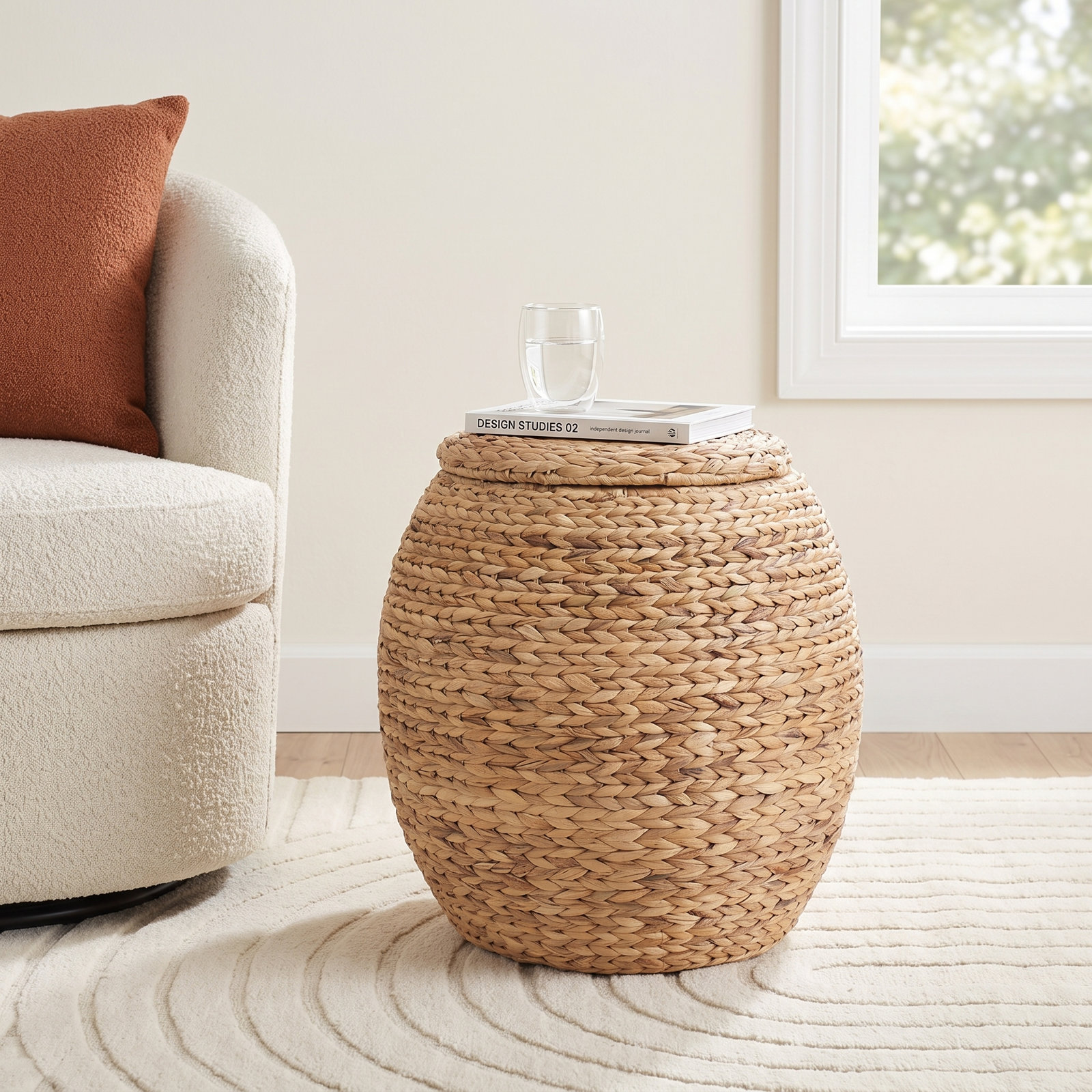 Baudette End Table, Bronze