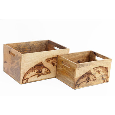 Union Rustic Decorative Bin