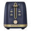 Grille-pain West Slend Timeless 2 tranches, en bleu ardoise