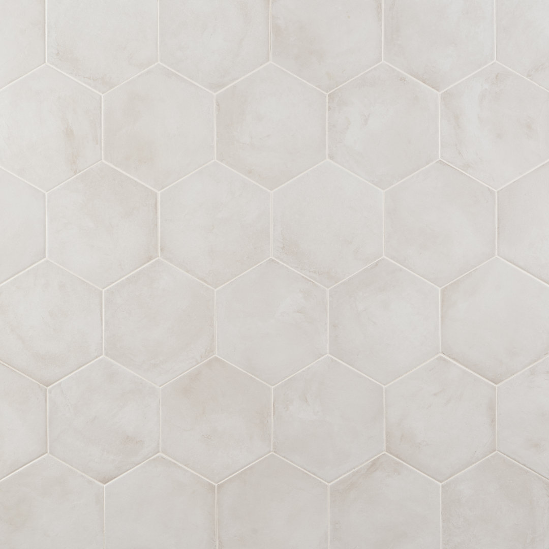 Dash 8.5 in. x 9.84 in. Matte Hexagon Porcelain Floor and Wall Tile (12.66 Sq. Ft. / Case) Bond Tile 