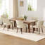 Chaise d'appoint rembourrée en bois massif-1071927990