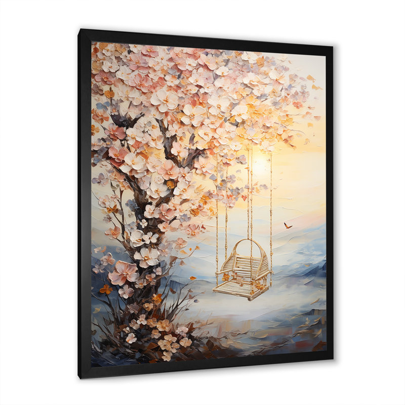 «Cedric Bold Sunrise Eernal Renewal II», reproduction sur toile, Cadre photo noir, H 20 po x l 12 po x P 1 po