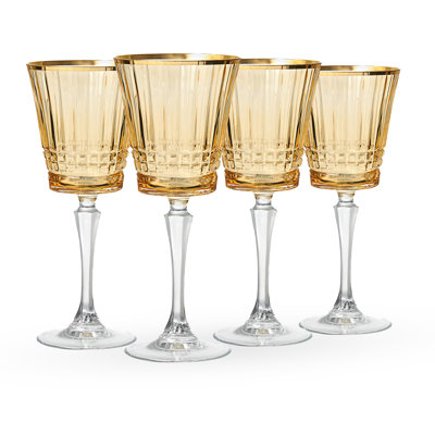 Ensemble de 4 verres à vin Cristine