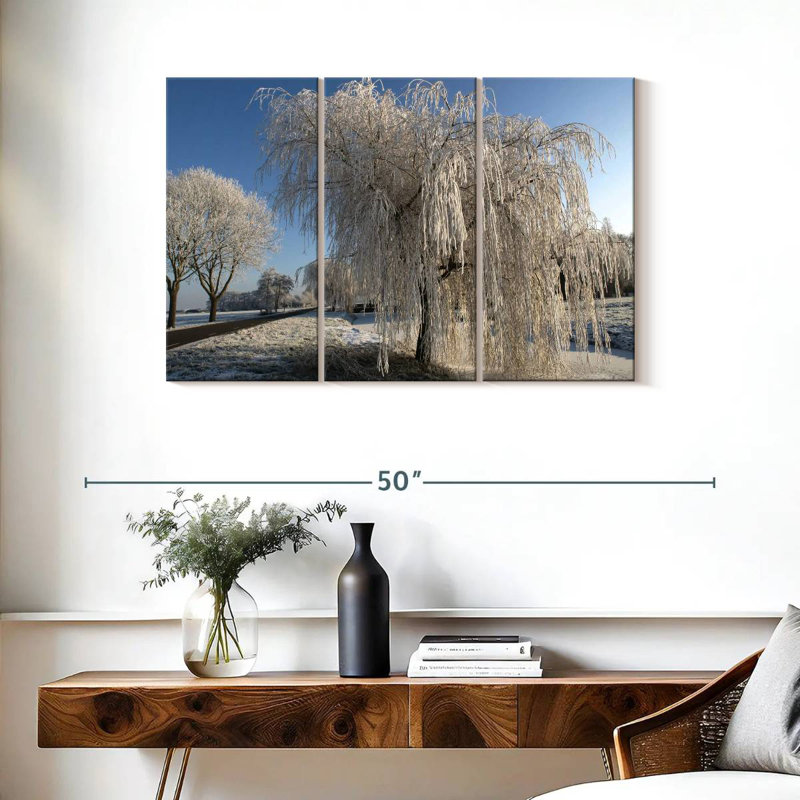 Harnek Frozen Willow Tree, 24" H x 38" W