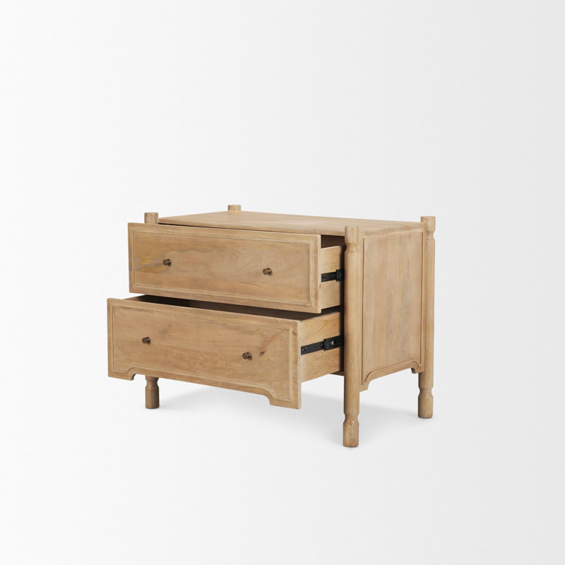 Buffet décoratif 2 tiroirs Bridwell, Light Brown