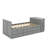 Twin Multifunctional Wood Platform Bed With Desk And Storage Shelf-117355626