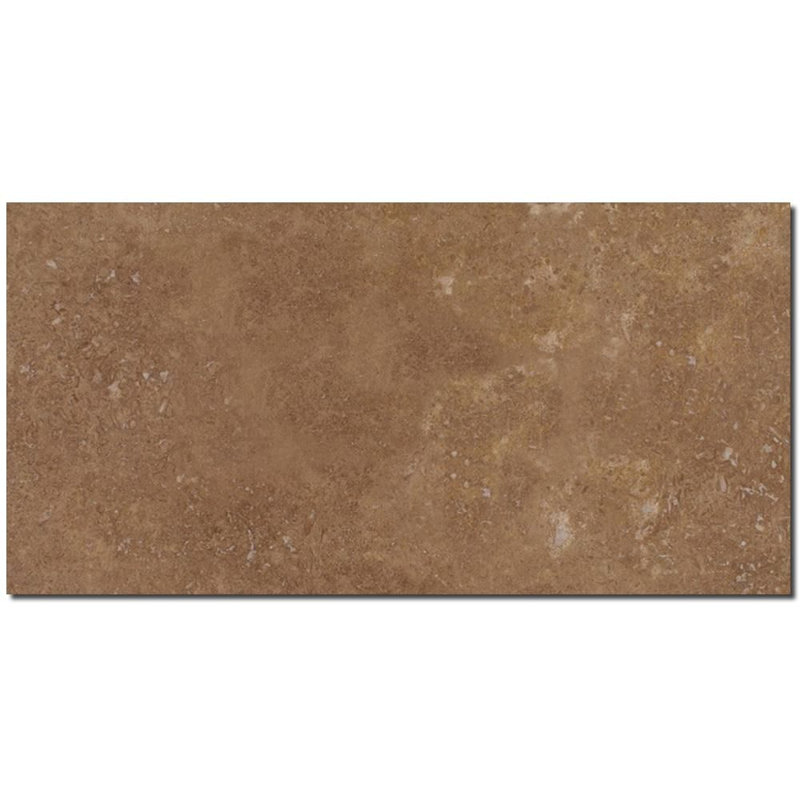 Carreau de sol et de mur en marbre 12 po x 12 po Travertine