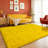 4x6 ft Shag Area Rugs for Living Room, Soft Fluffy Rugs for Bedroom, Nursery, Kids Room Home Decor, Bright Yellow-523987359