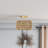 Gotthardt 2-Light Bulbs Retro Farmhouse Rattan Boho Dimmable Flush Mount Light Fixtures