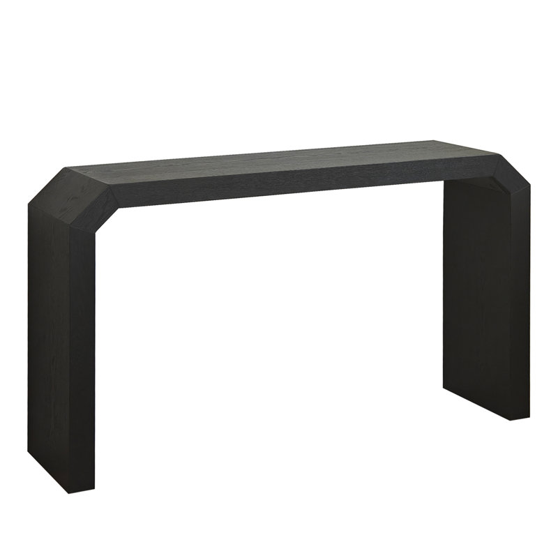 Wood 52'' Console Table, Black