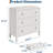 Bedroom 3/5 Drawer Dresser for Bedroom, Chest of Drawers, Closet Dresser Storage Cabinet Organizer-33809114