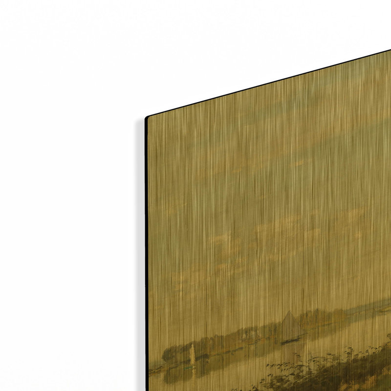 «Argenteuil» par Claude Monet, art mural en métal doré, 24 po x 16 po, 24 po x 16 po