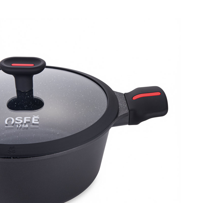 Caannasweis 10 Pieces Granite Nonstick Cookware Sets