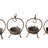 7.1'' H Iron Cast Tabletop Votive Holder