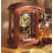 Solid Wood Quartz Movement / Crystal Tabletop Clock