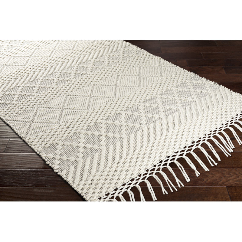 Tapis crème en laine Dulvert, Rectangle 2 pi x 3 pi