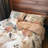 Duvet Cover Cotton Satin Floral Duvet Cover