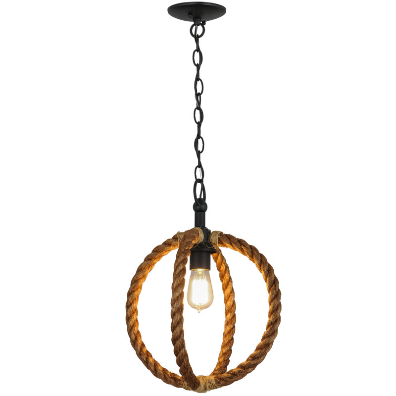 Luminaire suspendu sphère 1 lumière Yonkers