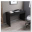 Black Wengue 2-Drawer Computer Desk