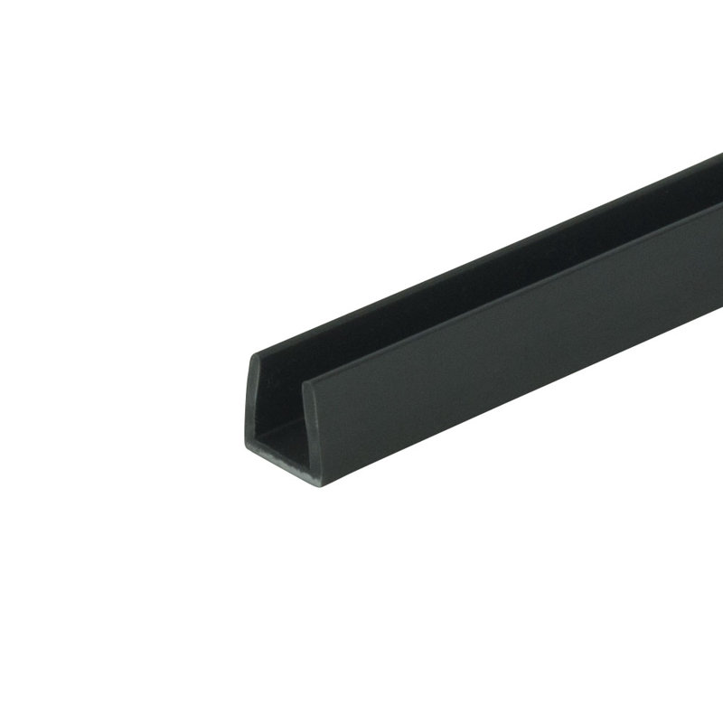 Plastique en styrène de 1/4 po Outwater Plastic, Noir
