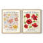 Ensemble de 2 estampes Vintage Floral Giclee - ensemble de 2-894865871-894865873
