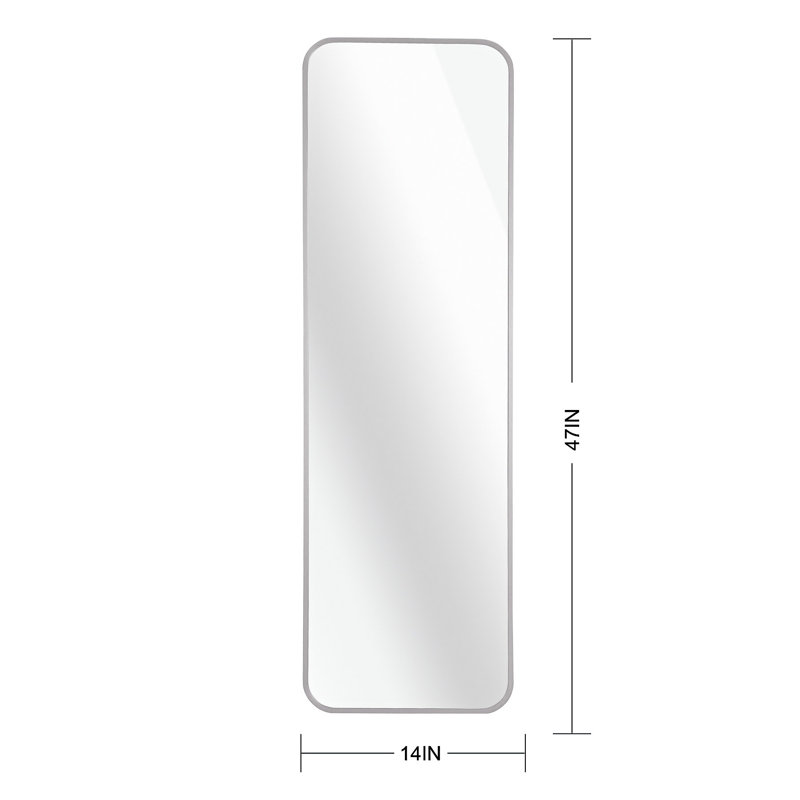 Miroir de porte, Argent