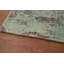 Tapis unique en coton 5 pi 9 po x 4 pi 0 po vert