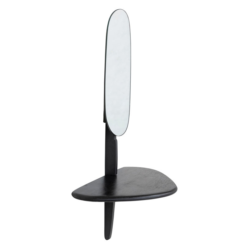 Fozia Solid Wood Novelty Wall Mirror
