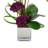 Faux Orchid in Mirrored Vase