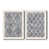 Toile avec cadre en noyer