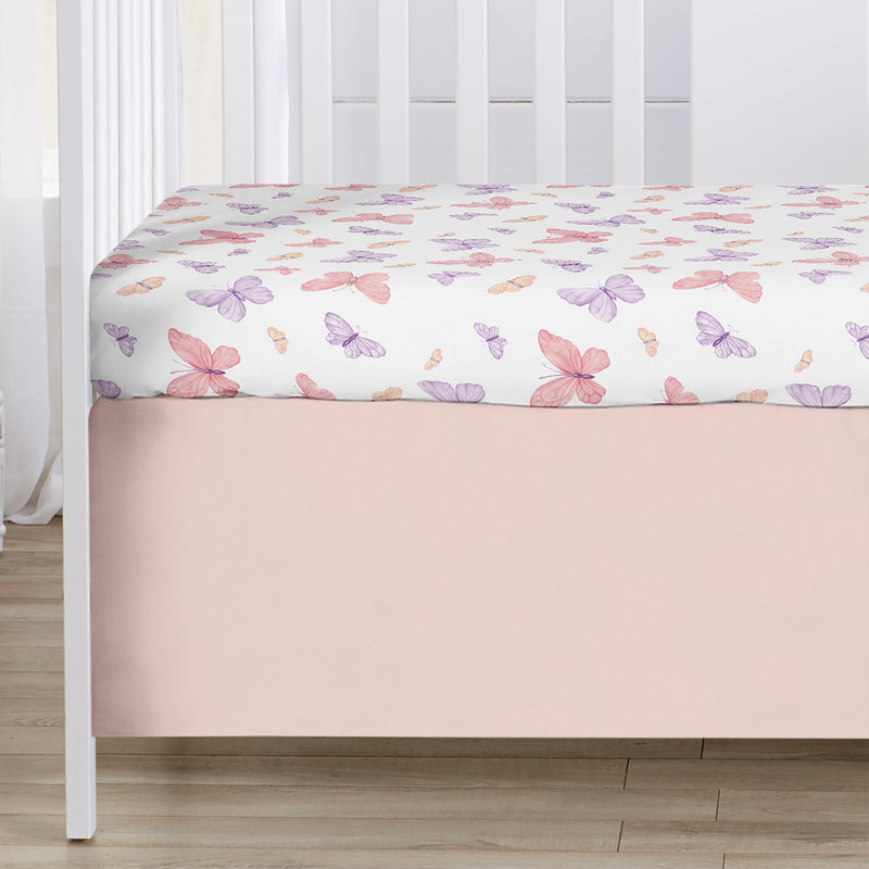 Butterfly 3 - Piece Crib Bedding Set