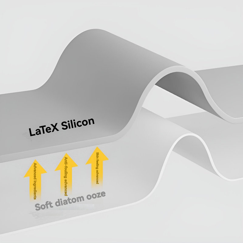 Self Adhesive Non Slip Latex Silicone Stair Tread Pads For Home Use No Washing No Glue Needed, Gray