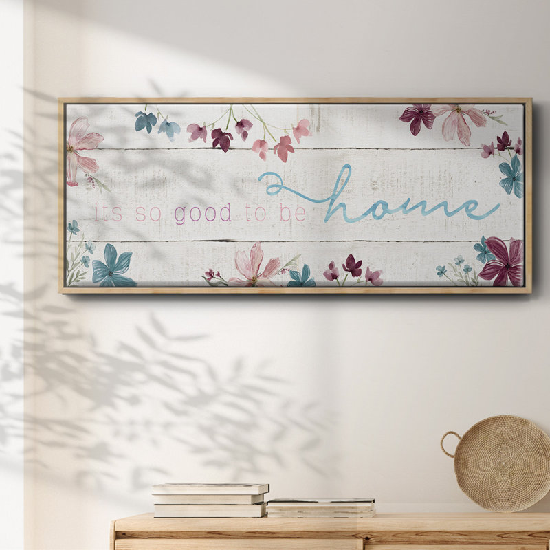 Good To Be Home- Framed Canvas