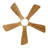 Hot Sales 42 Inch Modern Ceiling Fans With Lights And Remote Control, 5 Solide Wood Blades, Reversible Dc Motor-1702890029-1702890027