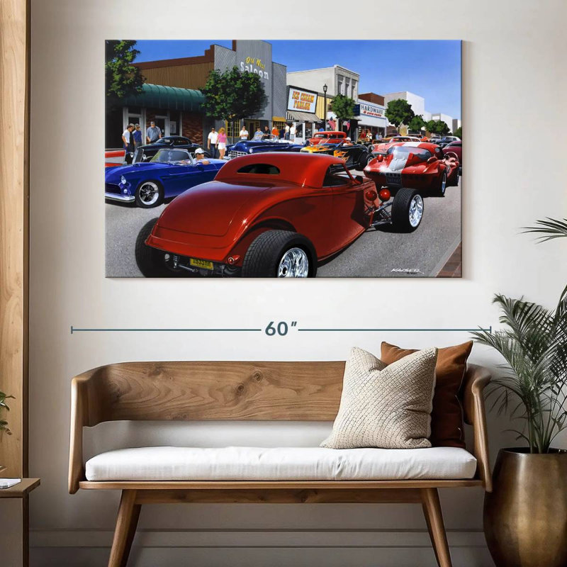 Mehar Car Show '98, 34" H x 51" W