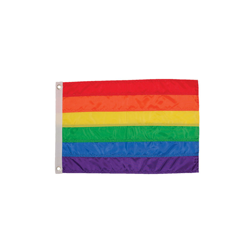 Drapeau arc-en-ciel 12 x 18