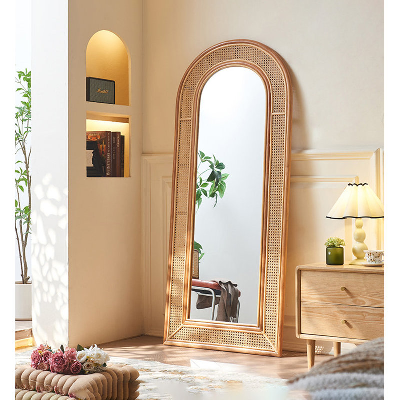 Miroir pleine grandeur French French, 66.93" H x 28.74" W, Brown