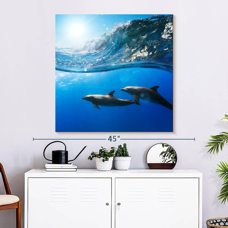 Brampt Dolphin Twosome, 33" H x 33" W