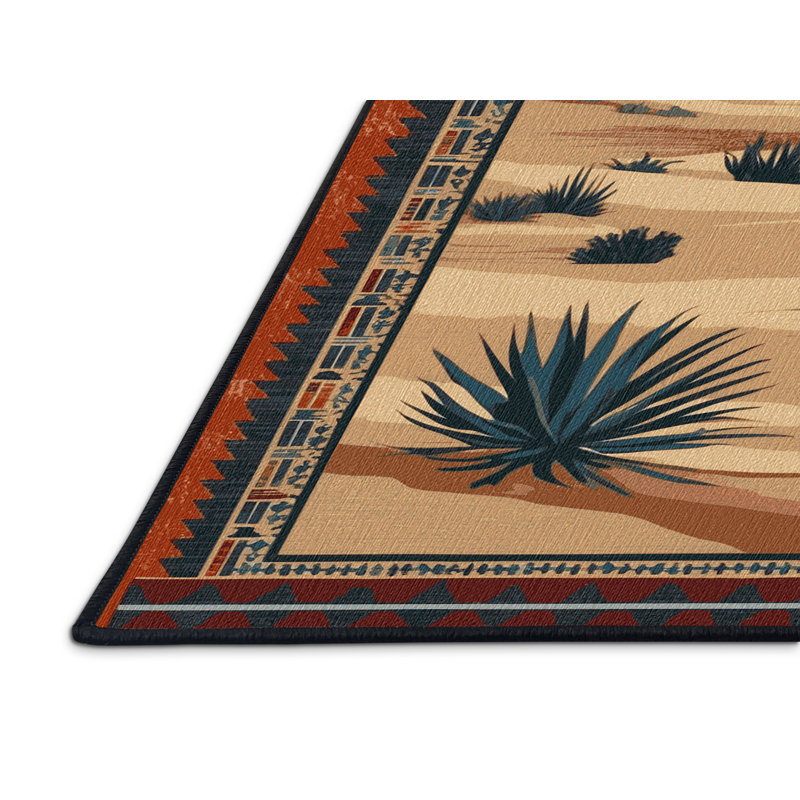  Tapis lavable paysage du désert du sud-ouest, Tapis de couloir 2 pi x 5 pi