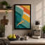 Diving Through Summer Modern - Wrapped Canvas-688350671-688350658